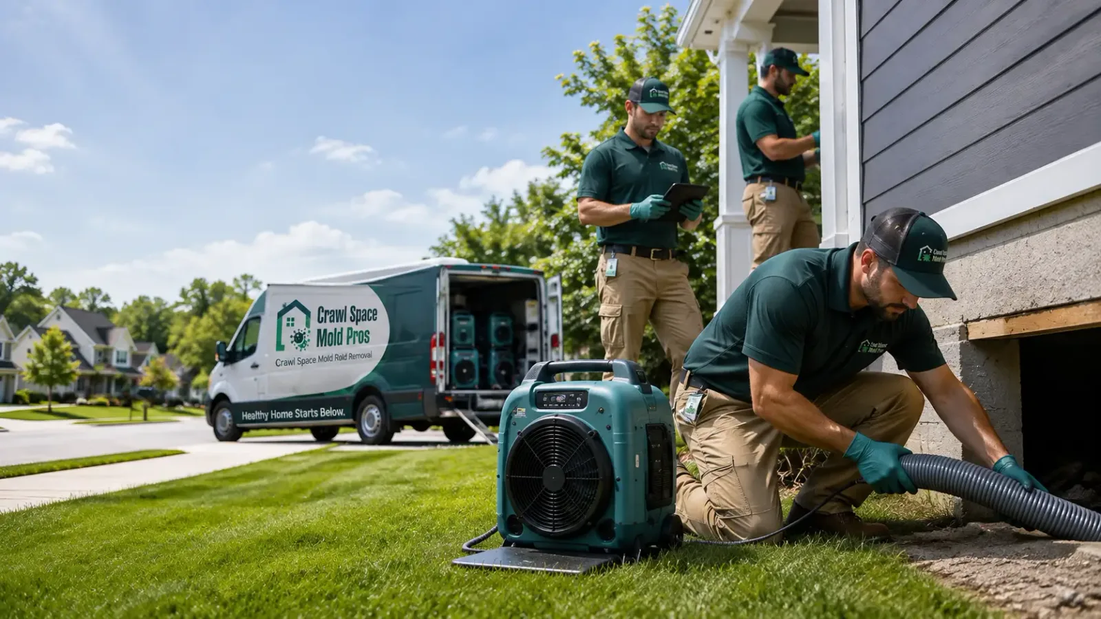 Crawl Space Mold Removal in Waukegan, IL
